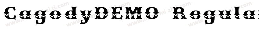CagodyDEMO Regular字体转换